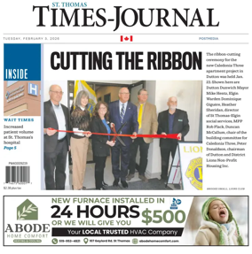 Cover of St. Thomas Times-Journal