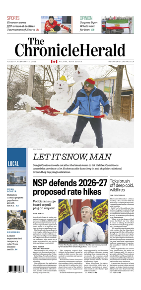 Cover of The Chronicle Herald (Provincial)