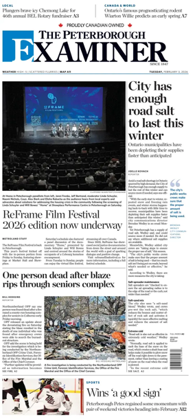 Cover of The Peterborough Examiner