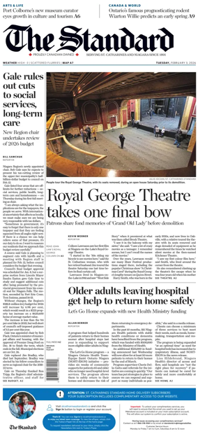 Cover of The Standard (St. Catharines)