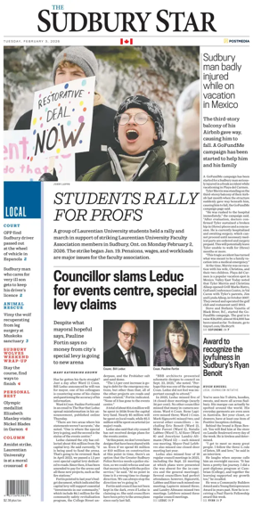 Cover of The Sudbury Star