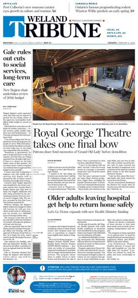 Cover of The Welland Tribune