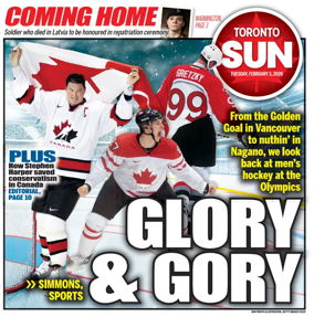 Cover of Toronto Sun