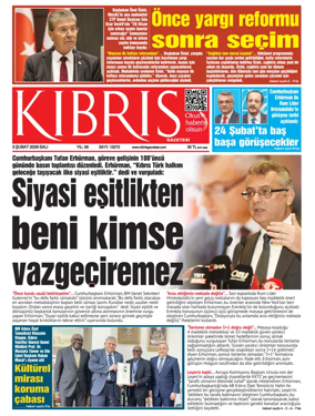 Cover of Kibris Gazetesi