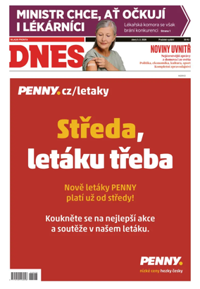 Cover of Dnes Prague Edition