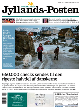 Cover of Jyllands-Posten