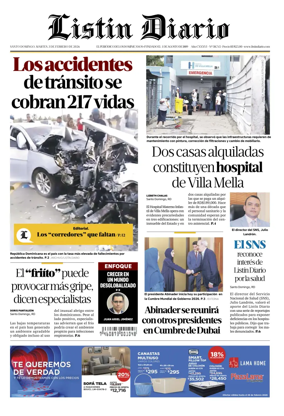 Cover of Listin Diario