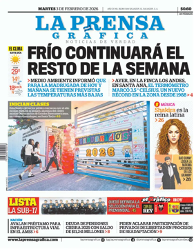 Cover of La Prensa Grafica