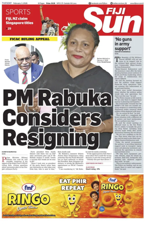 Cover of Fiji Sun
