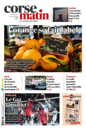 Cover of Corse Matin