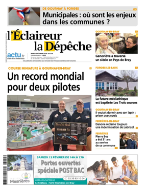 Cover of l'Eclaireur la Depeche