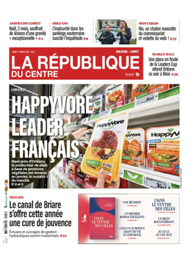 Cover of La Republique du Centre (Orleans - Loiret))