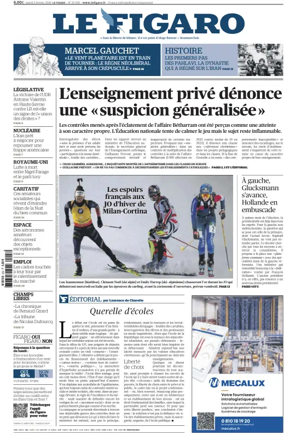 Cover of Le Figaro