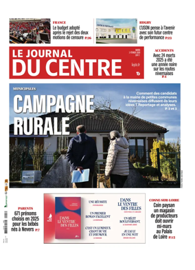 Cover of Le Journal du Centre