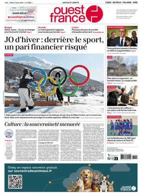 Cover of Ouest France (Caen - Bayeux - Falaise - Vire)