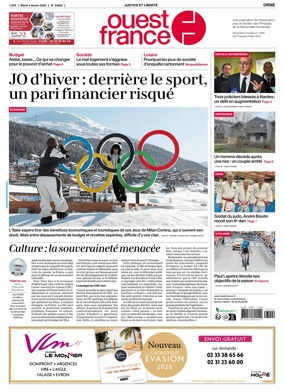Cover of Ouest France (Orne)