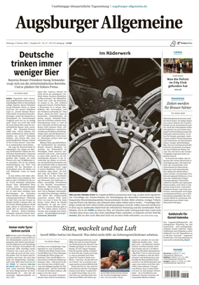 Cover of Augsburger Allgemeine (Ausgabe Stadt)
