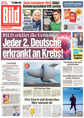 Cover of BILD Hamburg
