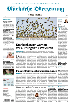 Cover of Markische Oderzeitung Spree-Journal