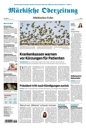 Cover of Markische Oderzeitung Strausberg