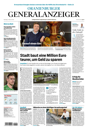 Cover of Oranienburger Generalanzeiger