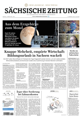 Cover of Sachsische Zeitung (Riesa & Grossenhain)