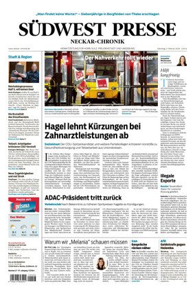 Cover of SUDWEST PRESSE - Neckar-Chronik