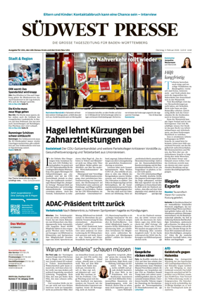 Cover of Sudwest Presse