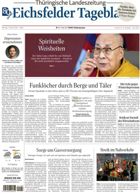 Cover of Thuringische Landeszeitung (Eichsfeld)