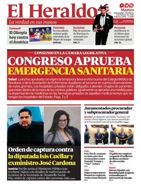 Cover of Diario El Heraldo