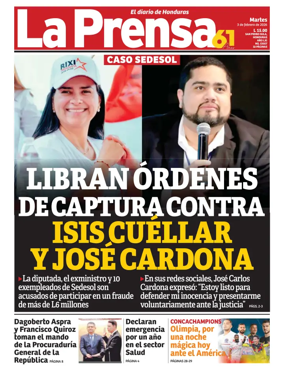Cover of Diario La Prensa