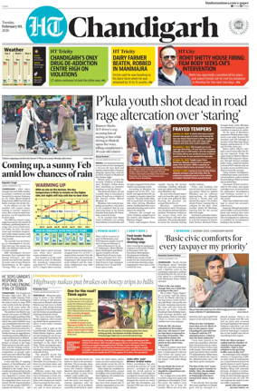 Cover of Hindustan Times (Chandigarh) - Live