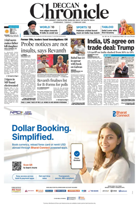 Cover of Deccan Chronicle
