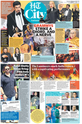 Cover of Hindustan Times (Lucknow) - Live