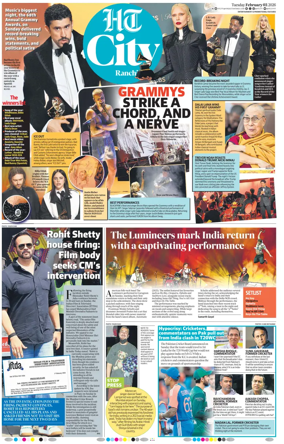 Cover of Hindustan Times (Ranchi) - Live