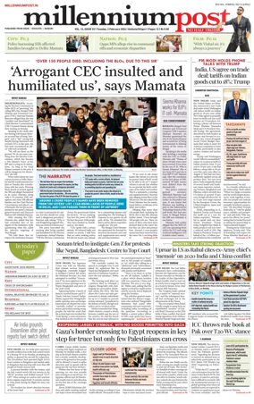 Cover of Millennium Post (Kolkata)