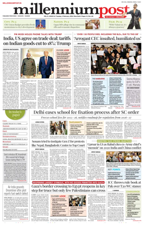 Cover of Millennium Post