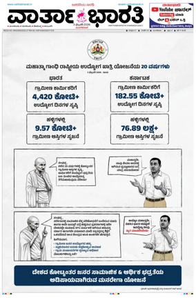 Cover of Vartha Bharathi Kannada Daily