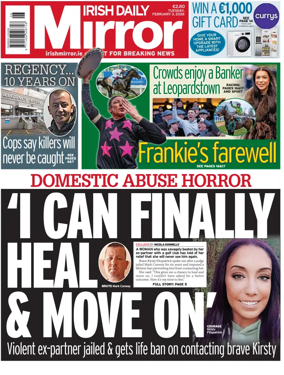 Cover of Irish Daily Mirror