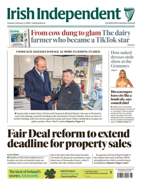 Cover of Irish Independent