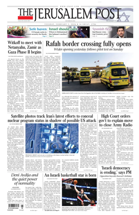 Cover of The Jerusalem Post