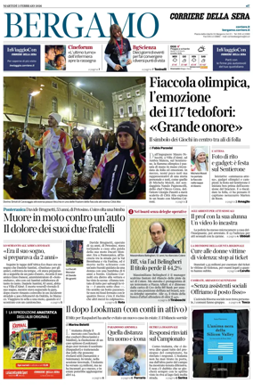Cover of Corriere della Sera (Bergamo)