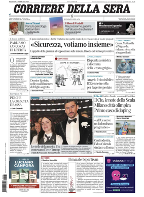 Cover of Corriere della Sera