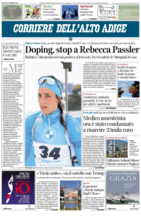 Cover of Corriere dell'Alto Adige