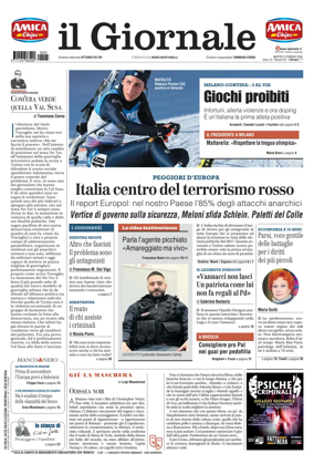 Cover of Il Giornale (Italy)