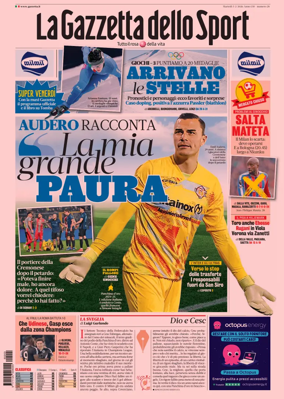 Cover of La Gazzetta dello Sport