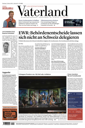 Cover of Liechtensteiner Vaterland