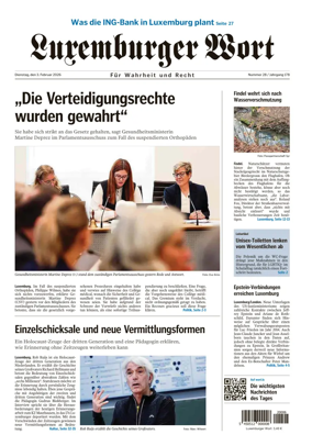 Cover of Luxemburger Wort