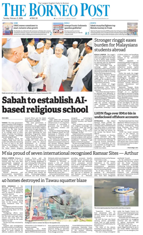 Cover of The Borneo Post (Sabah)
