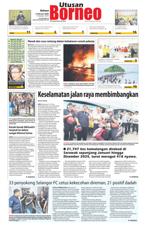 Cover of Utusan Borneo (Sarawak)
